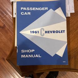 1961 Chevrolet Passenger Car Shop Manual