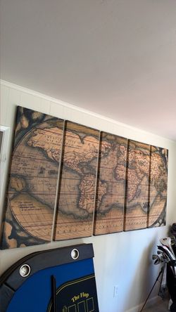 World Painting Sectional 94” W 47” H