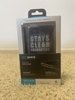 Speck Presidio Stay Clear Case for Google Pixel 4 XL - Clear 