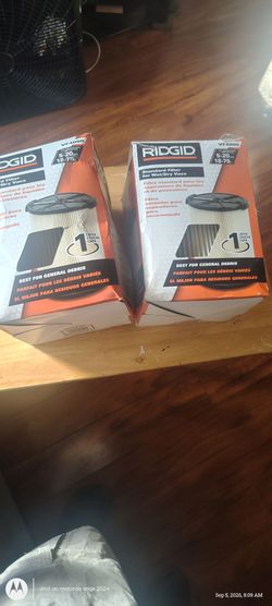 Ridgid vaccum filters