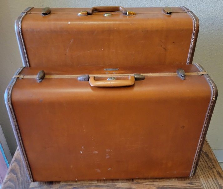 Vintage Samsonite Luggage Art Deco Staggi