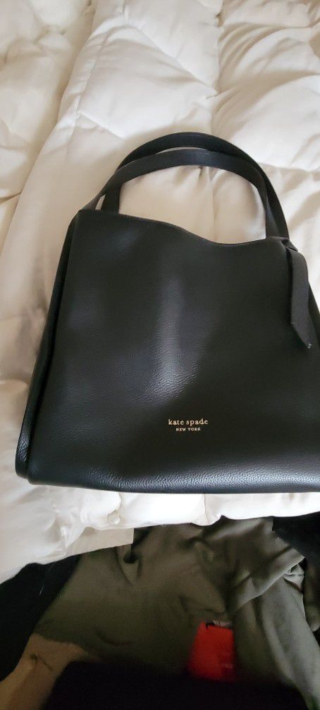 Large Kate Spade Rote Bag Pebble Leather 