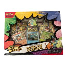 Pokemon TCG Ascended Heroes First Partners Deluxe Pin Collection Box |BRAND NEW