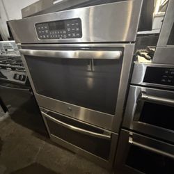 30” GE DOUBLE OVEN STAINLESS STEEL 