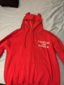 Assholes Live Forever Embroidered Hoodies