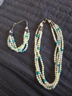 Necklace and bracelet