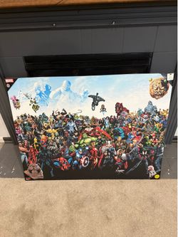 ENTIRE MARVEL MCU POSTER. Please read description