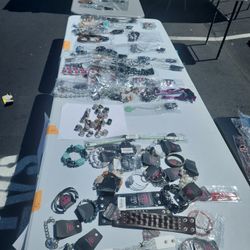 Costume Jewelry, Necklace With Earrings, Bracelets, Rings 