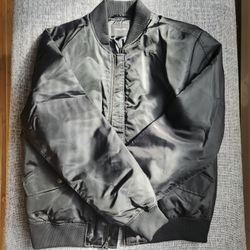 Mens Banana Republic Bomber Jacket Black Medium