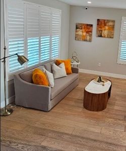 New couch used for staging