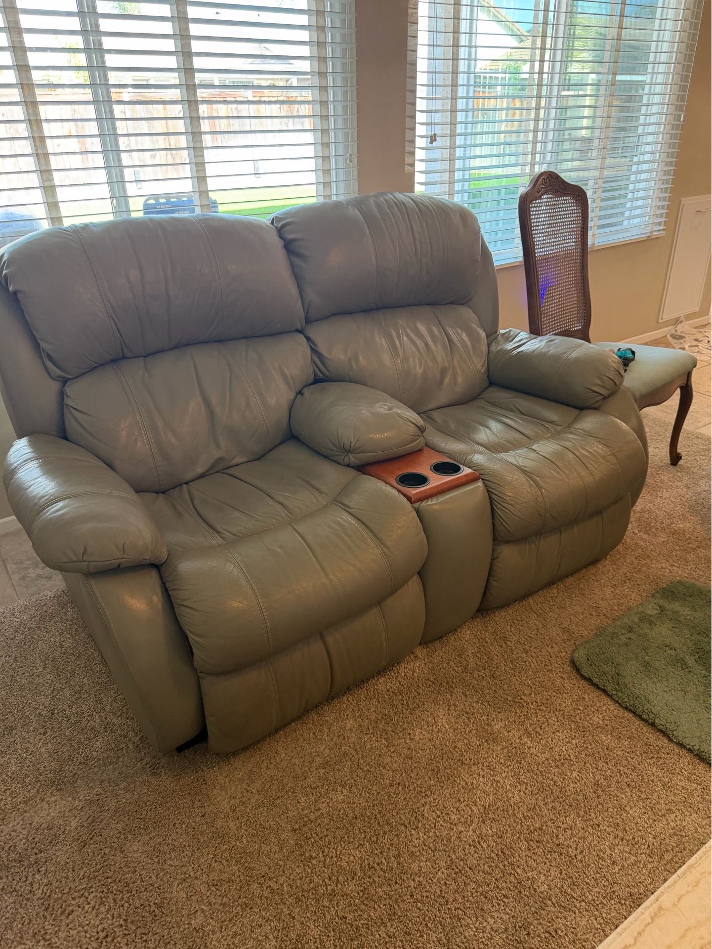 Leather couch