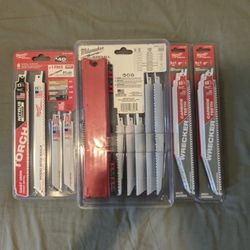44 Assorted Milwaukee RECIP SAW Blades