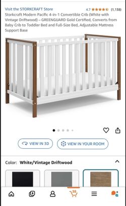 crib and mattress