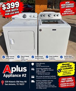 Washer & Dryer Set