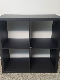 Black Cube Bookshelf 2x3 Storage Unit