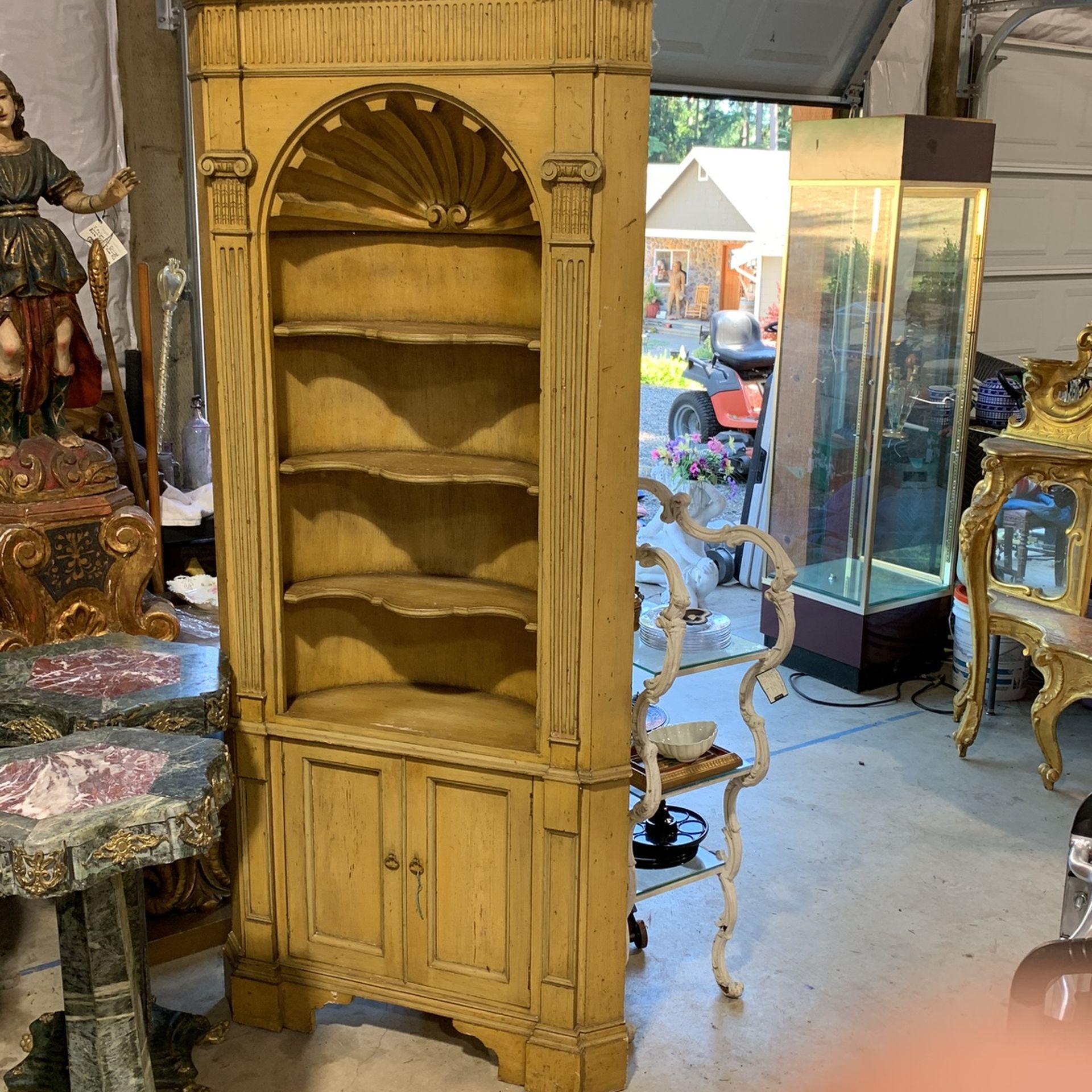 Large Old Corner Shelf