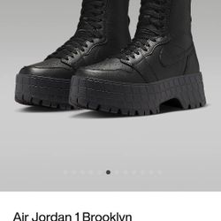Air Jordan 1 Brooklyn Nike Women's Boots Size 7 