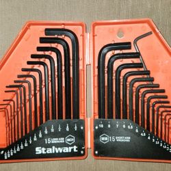 Stalwart 30pc Alan Key Wrench Set