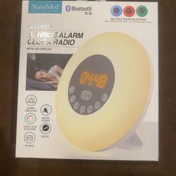 NuvoMed Bluetooth Sunrise Alarm Clock