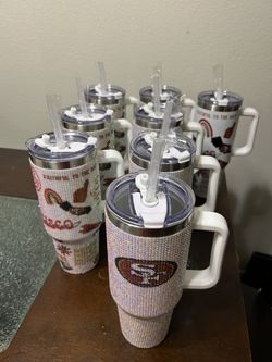 NEW 49ers Bling Tumblers Different Styles