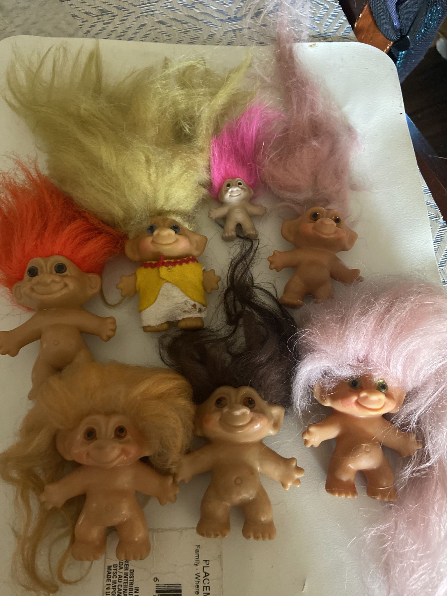 Vintage Trolls Hair Needs To Be Glued Back On In Some Of Them