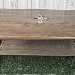 Coffee Table with Padres Design 