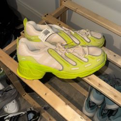 Adidas Green And Tan Sneakers