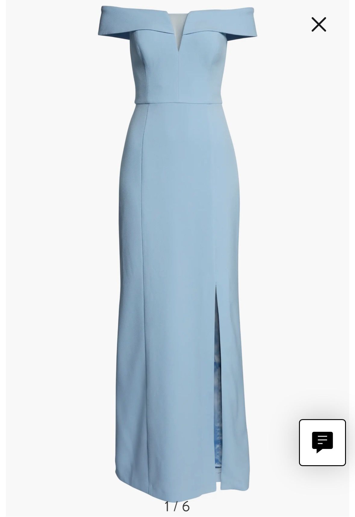 Vince Camuto Formal Blue Prom Dress