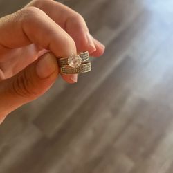 Size 7 10k Gold plated Rings