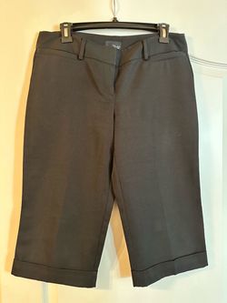 Womens Black Capris - size 7