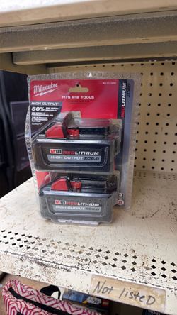 Milwaukee M18 RedLithium High Output XC6.0 Battery 2-Pack