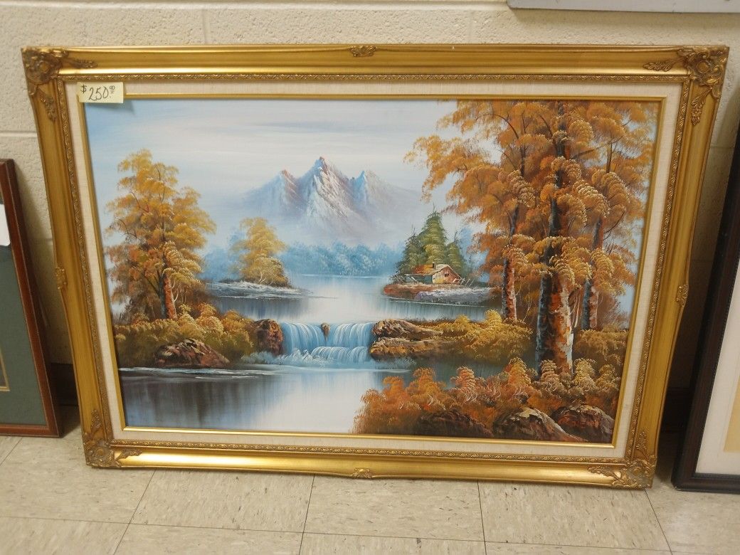 Beautiful Oil Painting by Crane $75