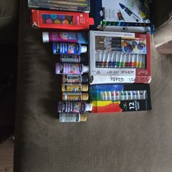 Art Paints And Brushes