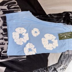 Denim Tear Cotton Wreath Shorts 
