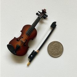 Tiny Little Violin with Case