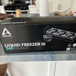 Arctic Liquid Freezer 3 360 Black Cpu Cooler Aio