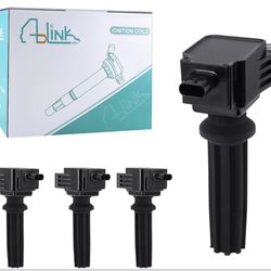 New AULINK Ignition Coil and spark plugs 4-Pack for Ford Fusion explorer and more