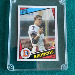 John Elway Topps 1984 rookie