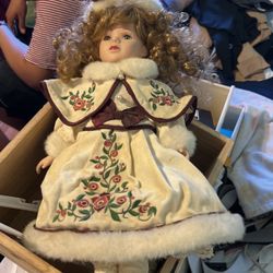 Victorian Collection Limited Edition Genuine Porcelain Doll