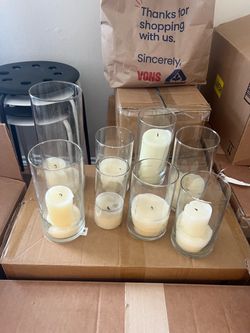 Hurricane Bases with Candles