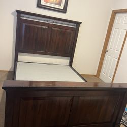 Queen Bed frame And Dresser 