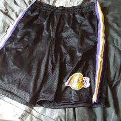 Los Angeles Lakers Basketball Shorts Size XL