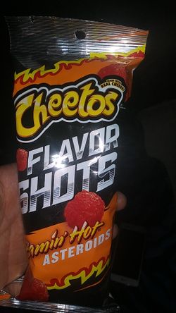 Asteroid hot cheetos