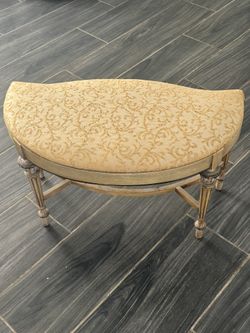 Antique Louis XVI Style Accent Bench