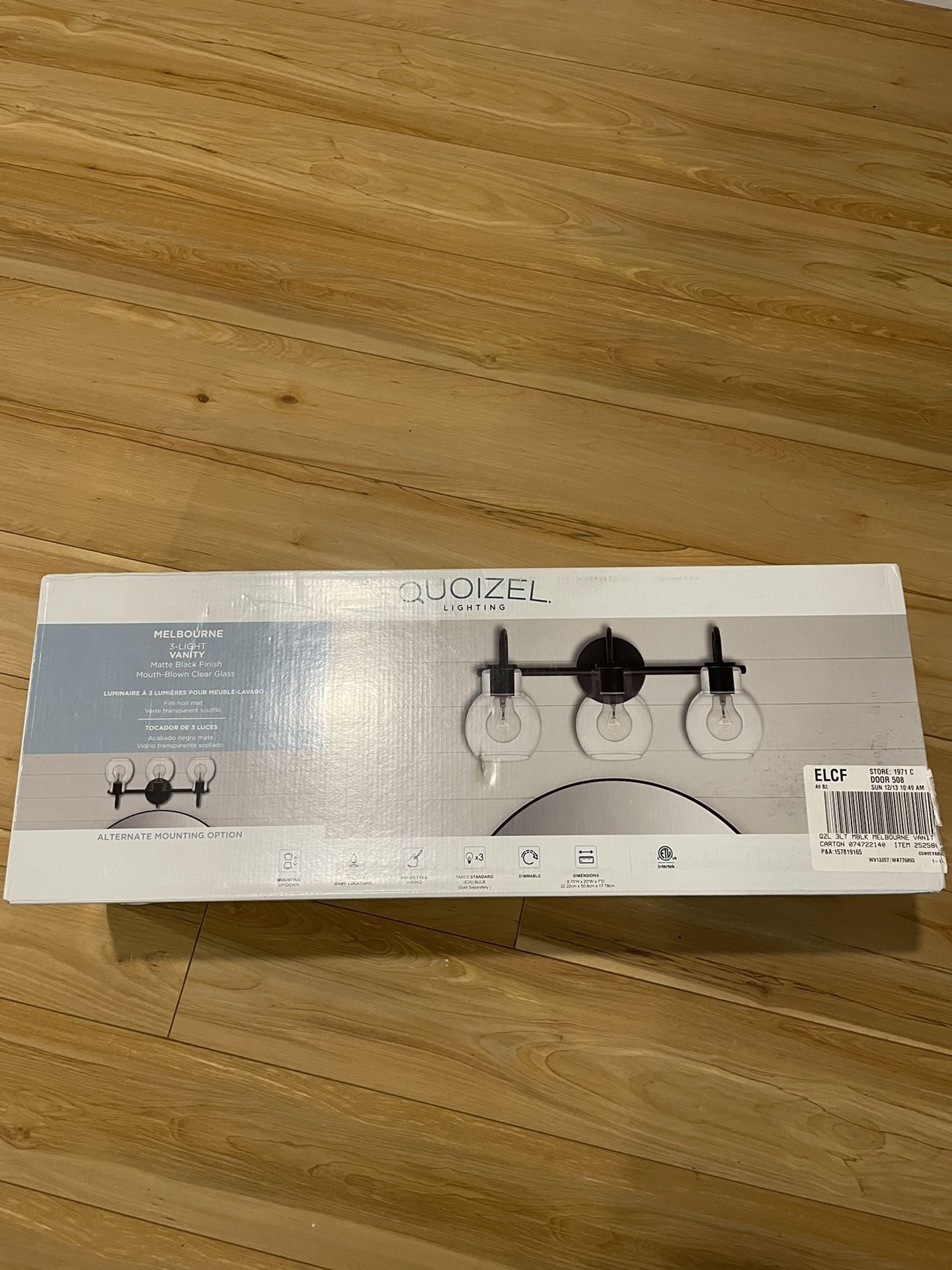 Melbourne 3 Light Vanity *NEW*