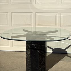 Mid Century Modern Marble Dining Table