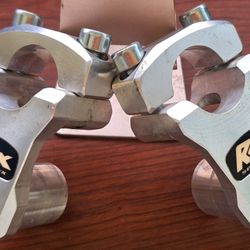 2" Pivoting Bar Risers for 1 1/8" Motorcycle Handlebar