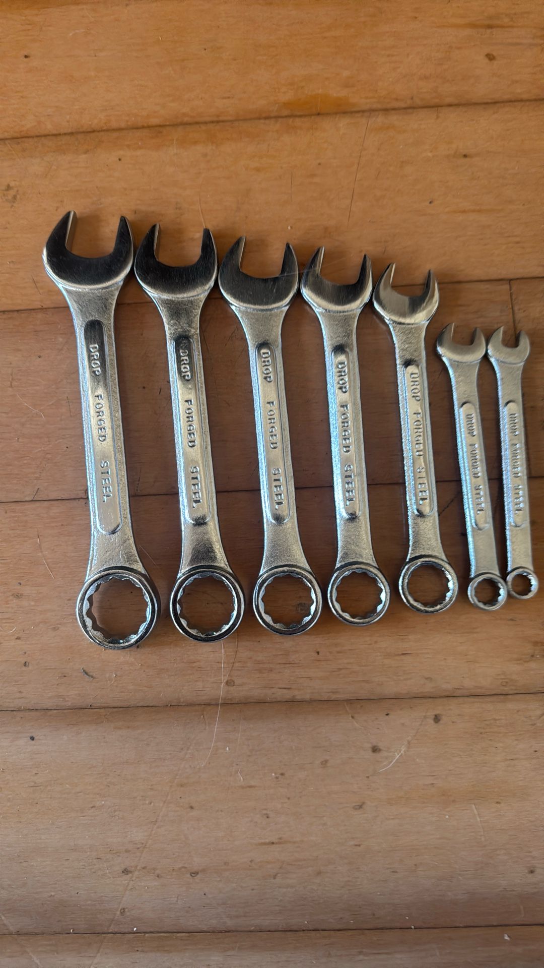 S.A.E. 9 Piece Wrench Set 