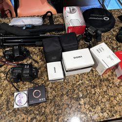 Canon 5D IV Kit w Lenses, Tripod, Lights, And Second Camera Body