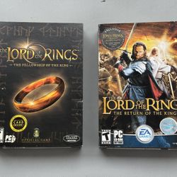 2 Lord Of The Rings Pc Games Fellowship And Return Of The King